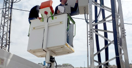 اعمال فنية وصيانة في منطقة الجنوب