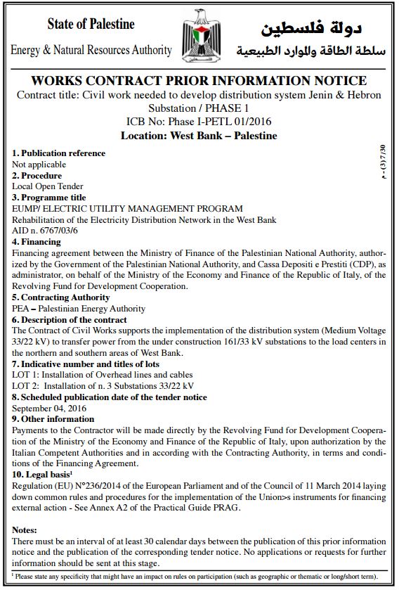 civil work tender 2